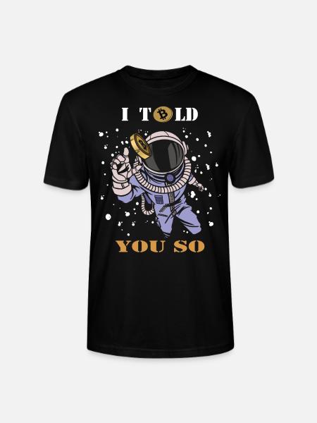 Bitcoin - Stanley/Stella CRAFTER Unisex Organic T-Shirt - black