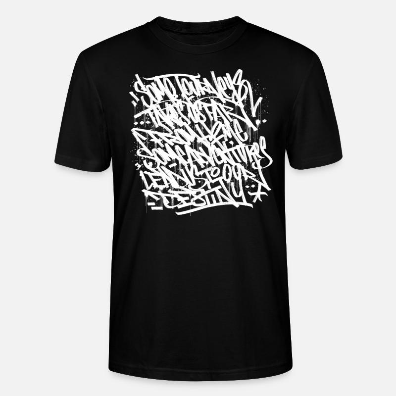 Graffiti Journey - Stanley/Stella Unisex Bio-T-Shirt CRAFTER - Schwarz