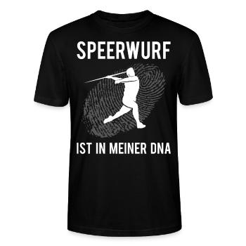 Lance de lance Lance-lance Sort cadeau - T-shirt bio CRAFTER Stanley Stella Unisexe - noir - Devant - Alina (178cm) & Michal (187cm)