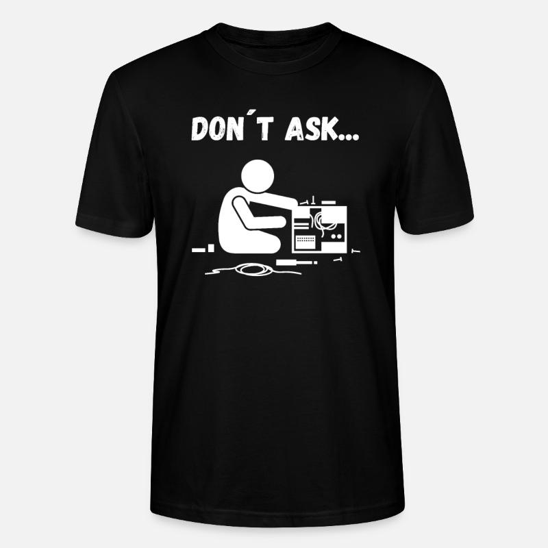 Computer Support - Stanley/Stella Unisex Bio-T-Shirt CRAFTER - Schwarz