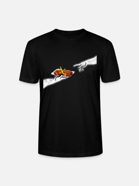 The Divine Currywurst - Stanley/Stella CRAFTER Unisex Organic T-Shirt - black