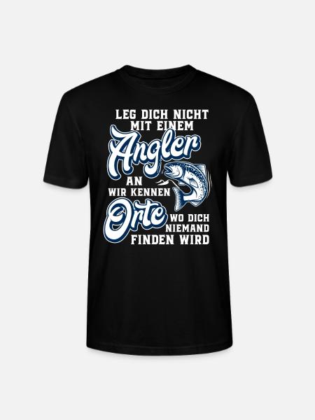 Angler Spruch - Stanley/Stella Unisex Bio-T-Shirt CRAFTER - Schwarz