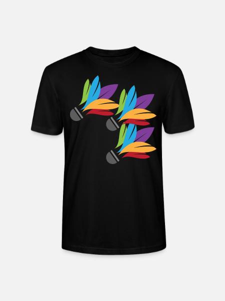 Federbälle - Stanley/Stella Unisex Bio-T-Shirt CRAFTER - Schwarz