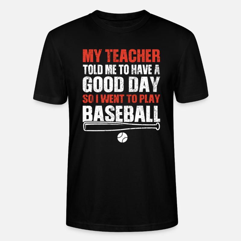 Baseball - Stanley/Stella Unisex Bio-T-Shirt CRAFTER - Schwarz
