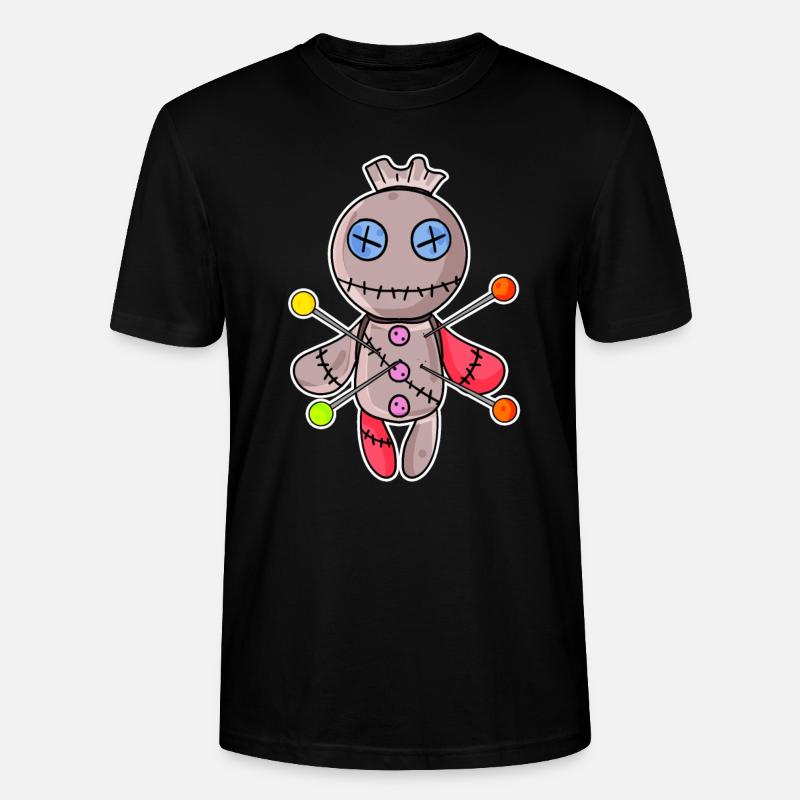 Voodoo doll - Stanley/Stella Unisex Bio-T-Shirt CRAFTER - Schwarz