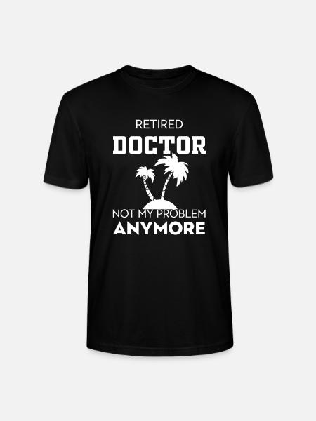 No longer my problem - Stanley/Stella CRAFTER Unisex Organic T-Shirt - black