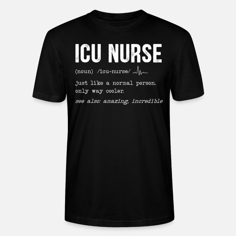 Intensivkrankenschwester Intensivpfleger - Stanley/Stella Unisex Bio-T-Shirt CRAFTER - Schwarz