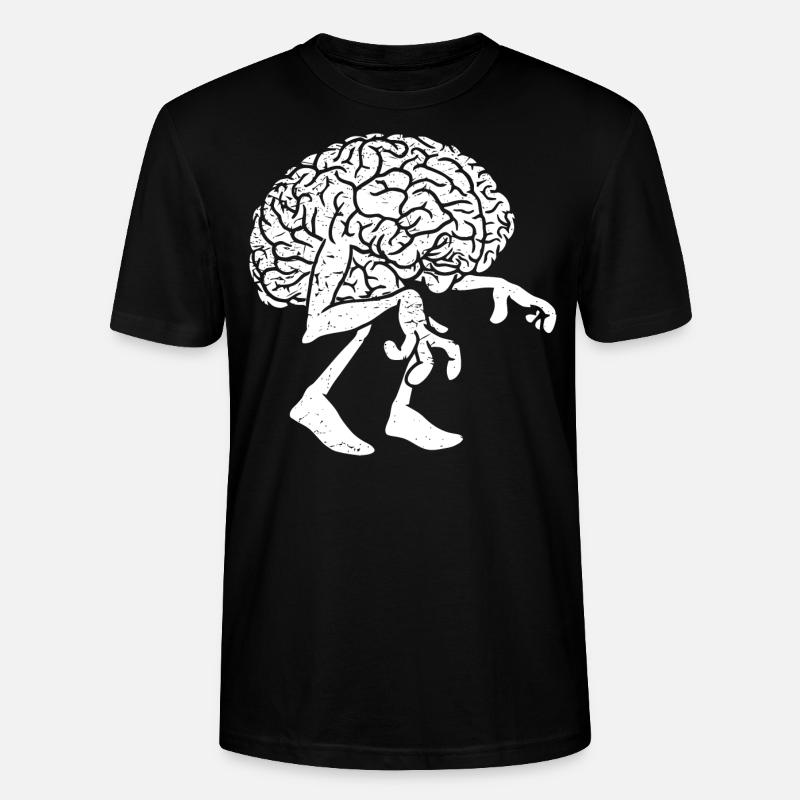 Brain Ghost - Stanley/Stella Unisex Bio-T-Shirt CRAFTER - Schwarz