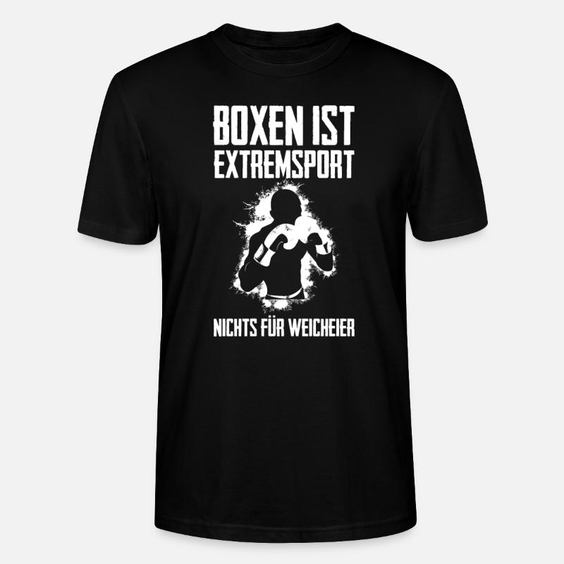 Boxen Boxkampf Boxer - Stanley/Stella Unisex Bio-T-Shirt CRAFTER - Schwarz