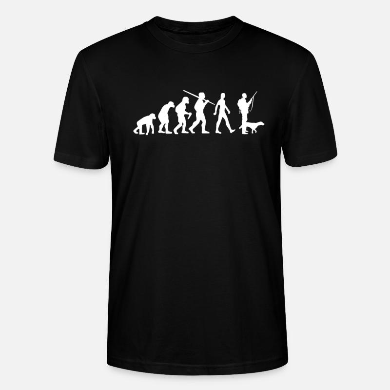 Jaeger Evolution Hunter - Stanley/Stella CRAFTER Unisex Organic T-Shirt - black