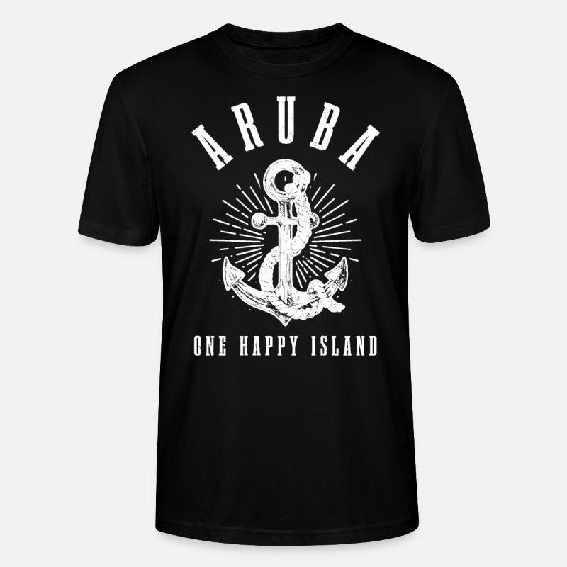 Aruba - Stanley/Stella Unisex Bio-T-Shirt CRAFTER - Schwarz