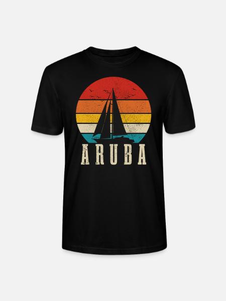 Aruba - Stanley/Stella Unisex Bio-T-Shirt CRAFTER - Schwarz