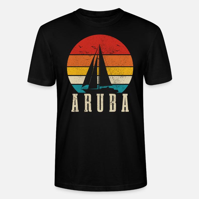 Aruba - Stanley/Stella CRAFTER Unisex Organic T-Shirt - black