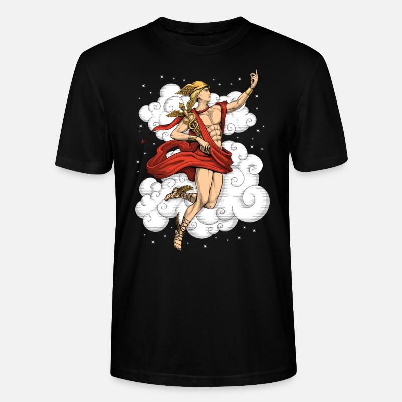 Dieu grec Hermès - T-shirt bio CRAFTER Stanley Stella Unisexe - noir