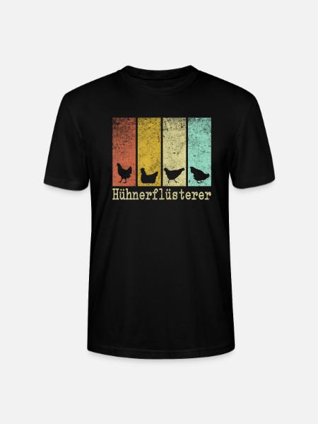 Chicken Whisperer - Chicken Design - Stanley/Stella CRAFTER Unisex Organic T-Shirt - black