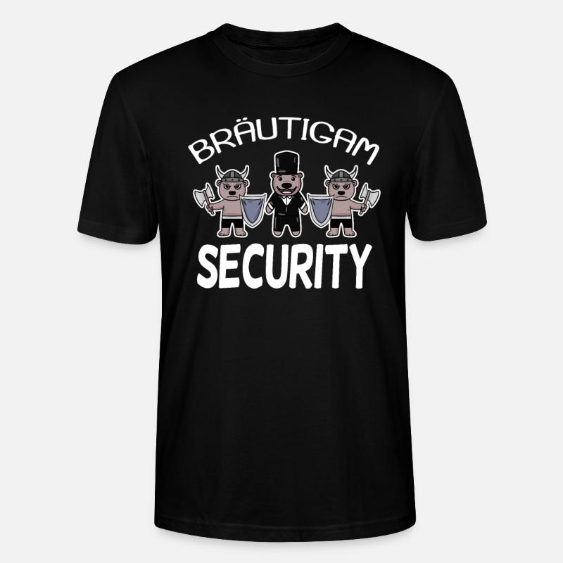 Bräutigam Security Wikinger - Stanley/Stella Unisex Bio-T-Shirt CRAFTER - Schwarz