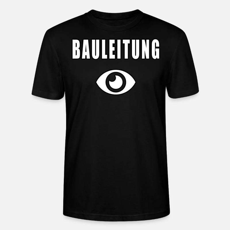 Bauleitung - Stanley/Stella Unisex Bio-T-Shirt CRAFTER - Schwarz