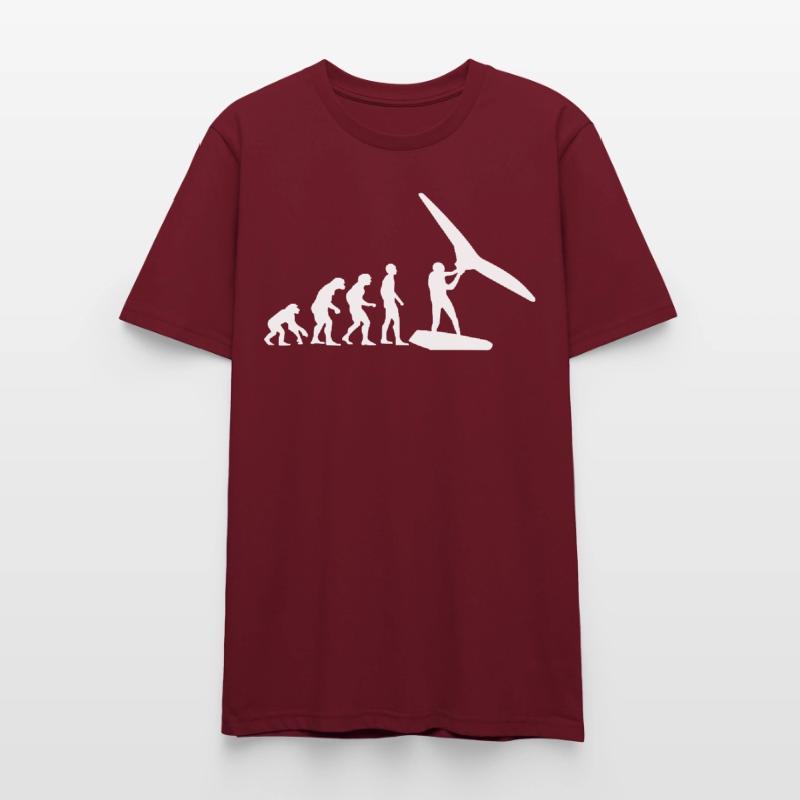 Wing Surf Evolution Wing Foil Geschenk Wingfoiler Stanley/Stella Unisex Bio-T-Shirt CRAFTER