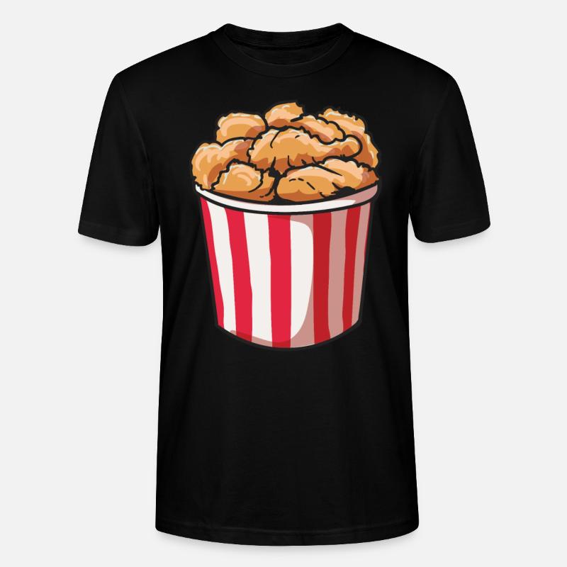 Chicken chicken bucket - Stanley/Stella CRAFTER Unisex Organic T-Shirt - black