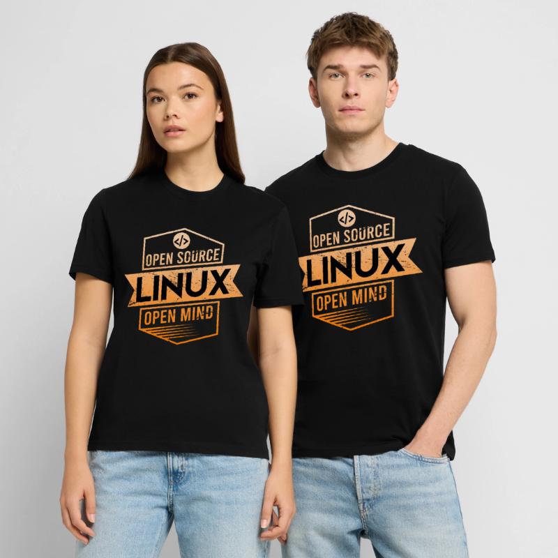 Linux Open Source Open Mind Betriebssystem Stanley/Stella Unisex Bio-T-Shirt CRAFTER