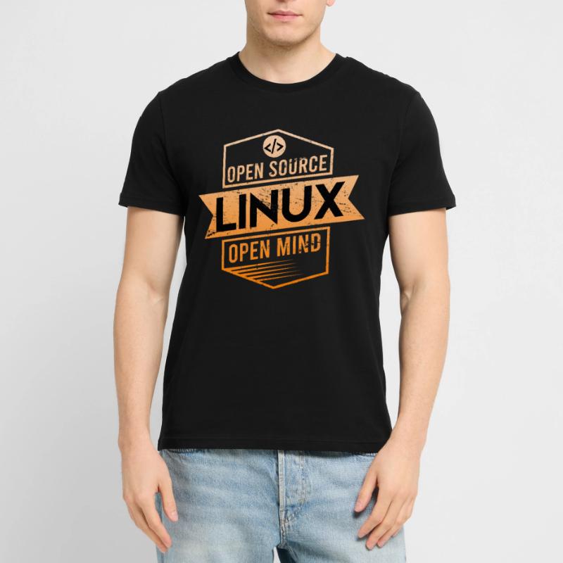 Linux Open Source Open Mind Betriebssystem Stanley/Stella Unisex Bio-T-Shirt CRAFTER