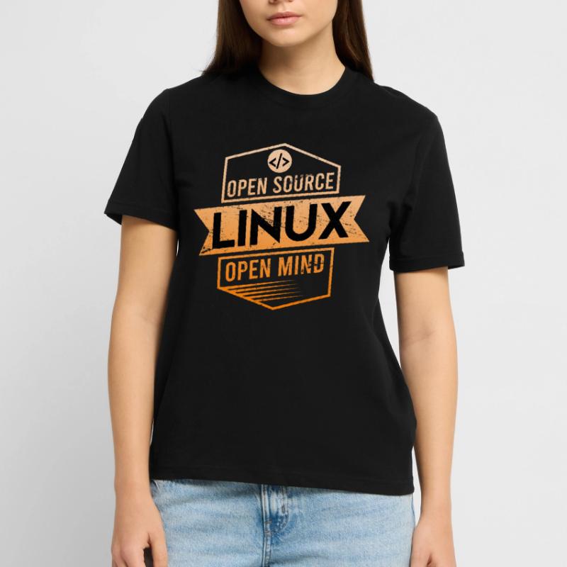 Linux Open Source Open Mind Betriebssystem Stanley/Stella Unisex Bio-T-Shirt CRAFTER
