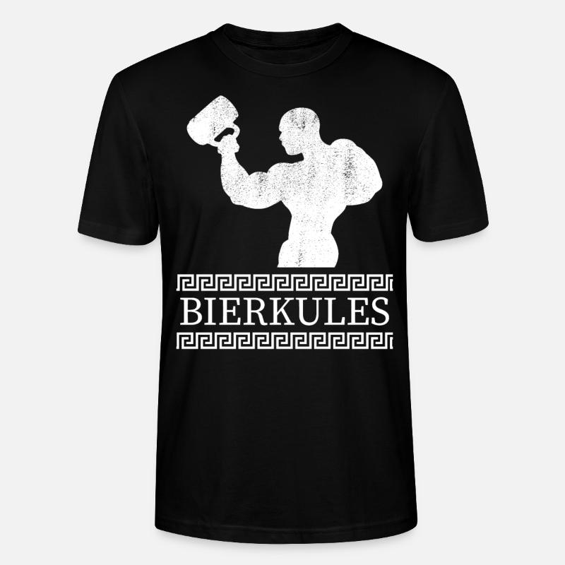 Herren Bierkules Biercules - Stanley/Stella Unisex Bio-T-Shirt CRAFTER - Schwarz
