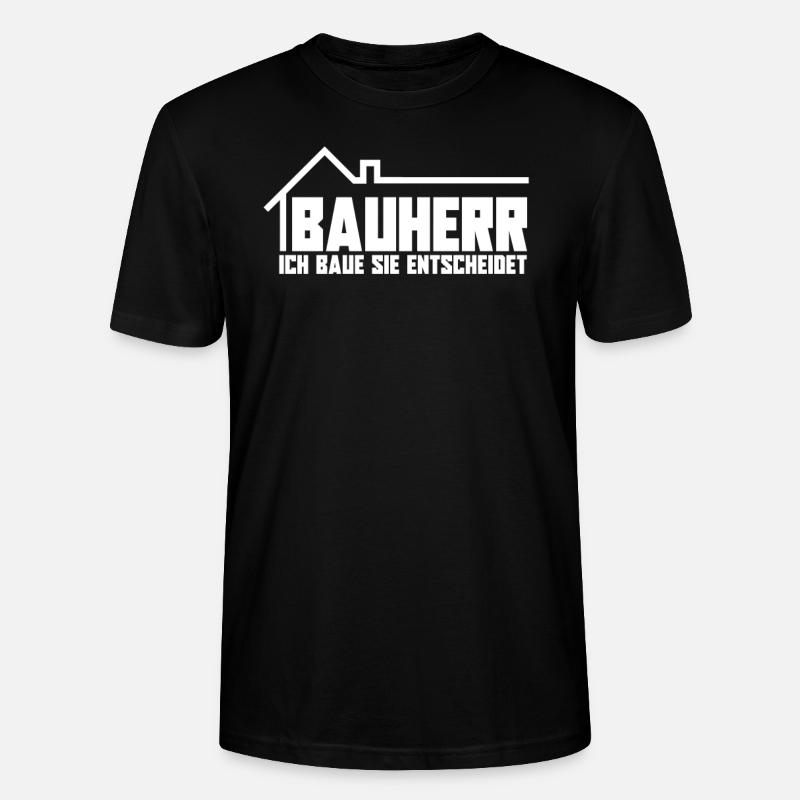 Bauherr - Stanley/Stella Unisex Bio-T-Shirt CRAFTER - Schwarz