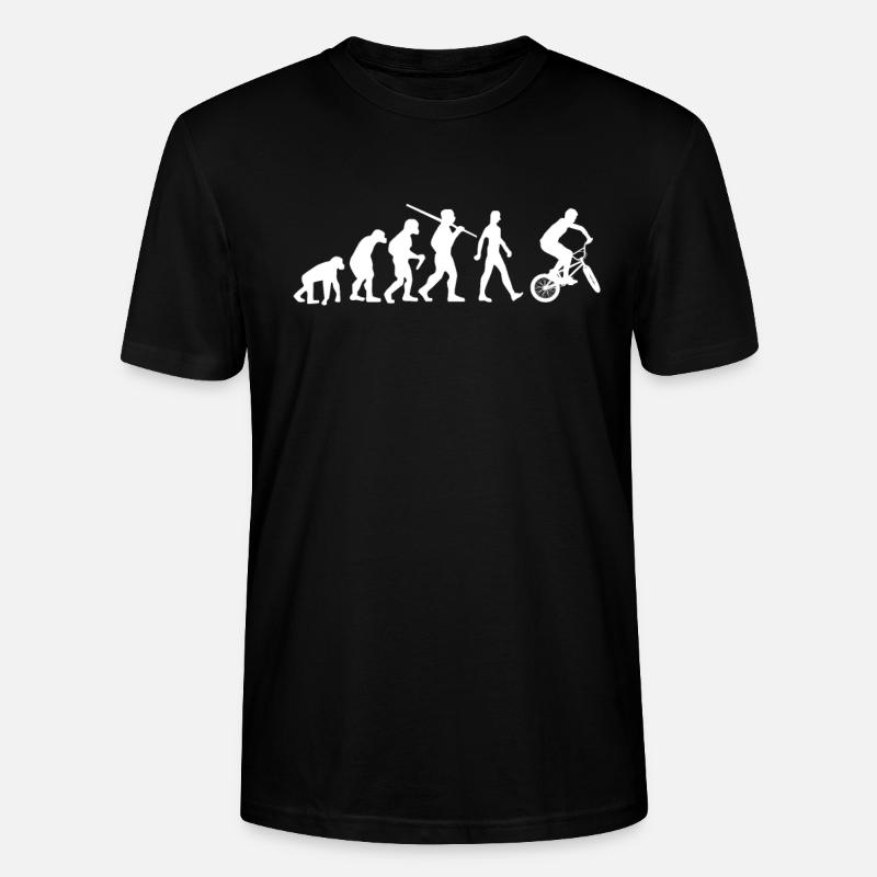 Vélo BMX Evolution BMX - T-shirt bio CRAFTER Stanley Stella Unisexe - noir