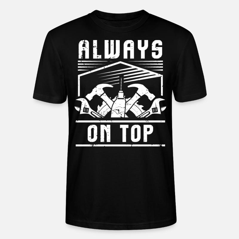 Couvreur Dachklempner Roofer - T-shirt bio CRAFTER Stanley Stella Unisexe - noir