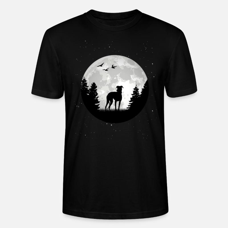 Galgo Español Spanischer Windhund - Stanley/Stella Unisex Bio-T-Shirt CRAFTER - Schwarz
