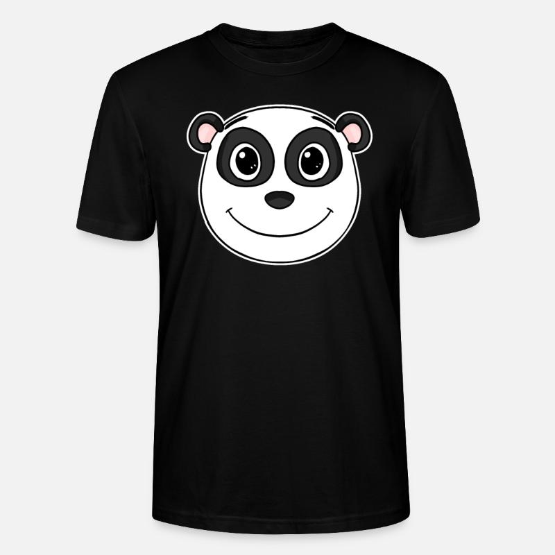 Panda - Stanley/Stella Unisex Bio-T-Shirt CRAFTER - Schwarz