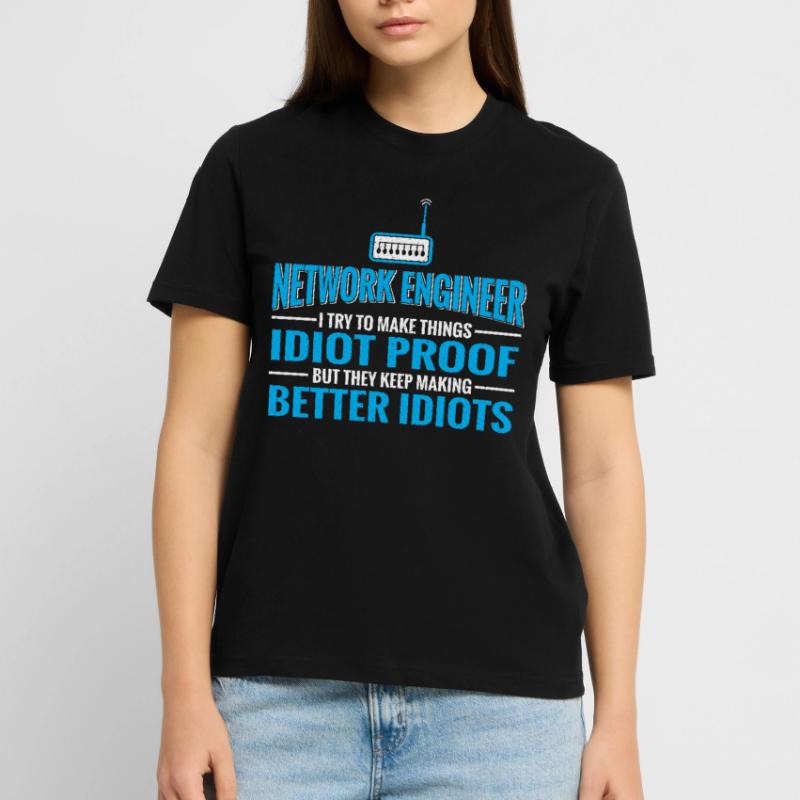 Network Technician Computer Science Network Technk IT Stanley/Stella CRAFTER Unisex Organic T-Shirt