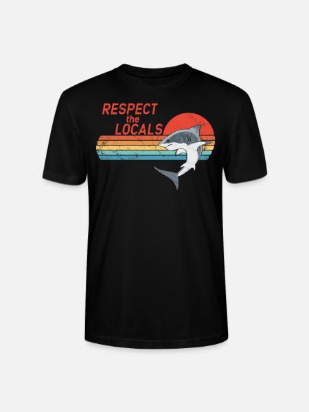 Respect the Locals - Stanley/Stella CRAFTER Unisex Organic T-Shirt - black