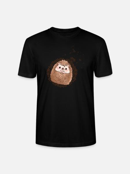 Igel - Stanley/Stella Unisex Bio-T-Shirt CRAFTER - Schwarz