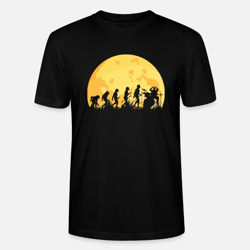 Evolution Drummer Schlagzeuger - Stanley/Stella Unisex Bio-T-Shirt CRAFTER - Schwarz
