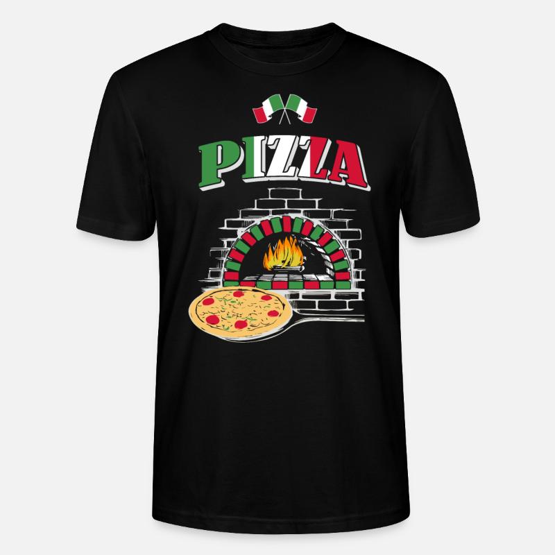 Pizza Pizzabäcker - Stanley/Stella Unisex Bio-T-Shirt CRAFTER - Schwarz