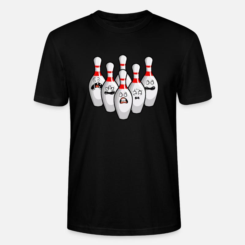 Bowling - Stanley/Stella Unisex Bio-T-Shirt CRAFTER - Schwarz