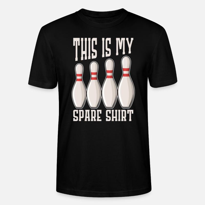 Bowling - Stanley/Stella Unisex Bio-T-Shirt CRAFTER - Schwarz