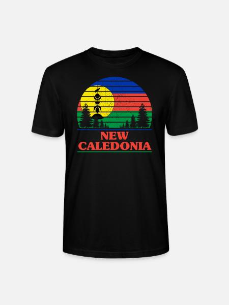 New Caledonia - Stanley/Stella CRAFTER Unisex Organic T-Shirt - black