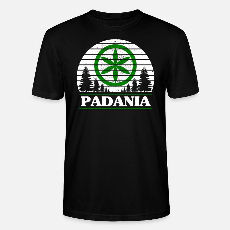 Padanien - Stanley/Stella Unisex Bio-T-Shirt CRAFTER - Schwarz
