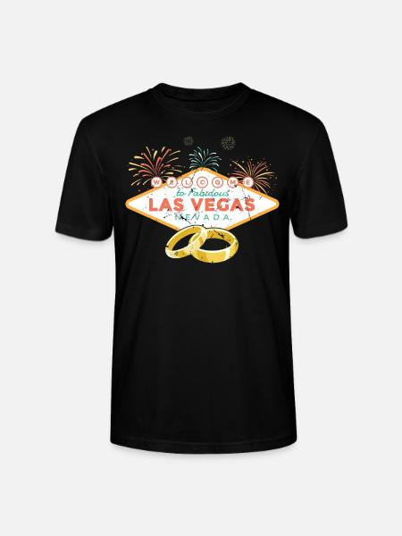 Wedding - Welcome To Fabulous Las Vegas Nevada - - Stanley/Stella Unisex Bio-T-Shirt CRAFTER - Schwarz
