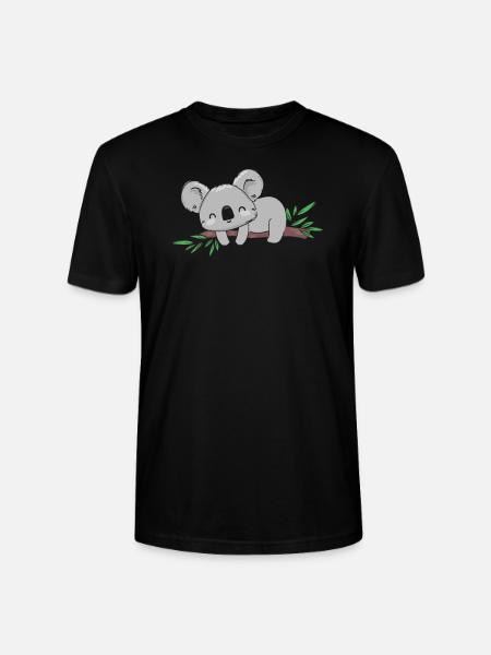 Koala Koala Bear - Stanley/Stella CRAFTER Unisex Organic T-Shirt - black