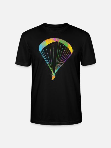 Paragleiter Gleitschirmfliegen Paragleiten - Stanley/Stella Unisex Bio-T-Shirt CRAFTER - Schwarz