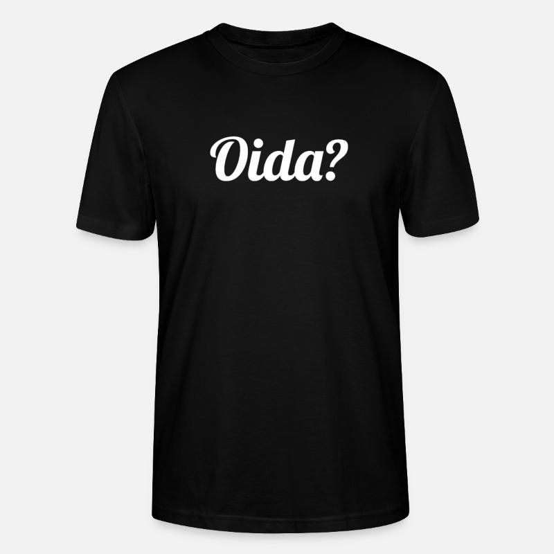 Oida? Bayern - Stanley/Stella Unisex Bio-T-Shirt CRAFTER - Schwarz