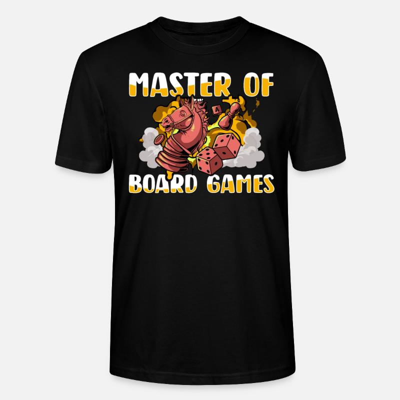 Jeu de société - T-shirt bio CRAFTER Stanley Stella Unisexe - noir
