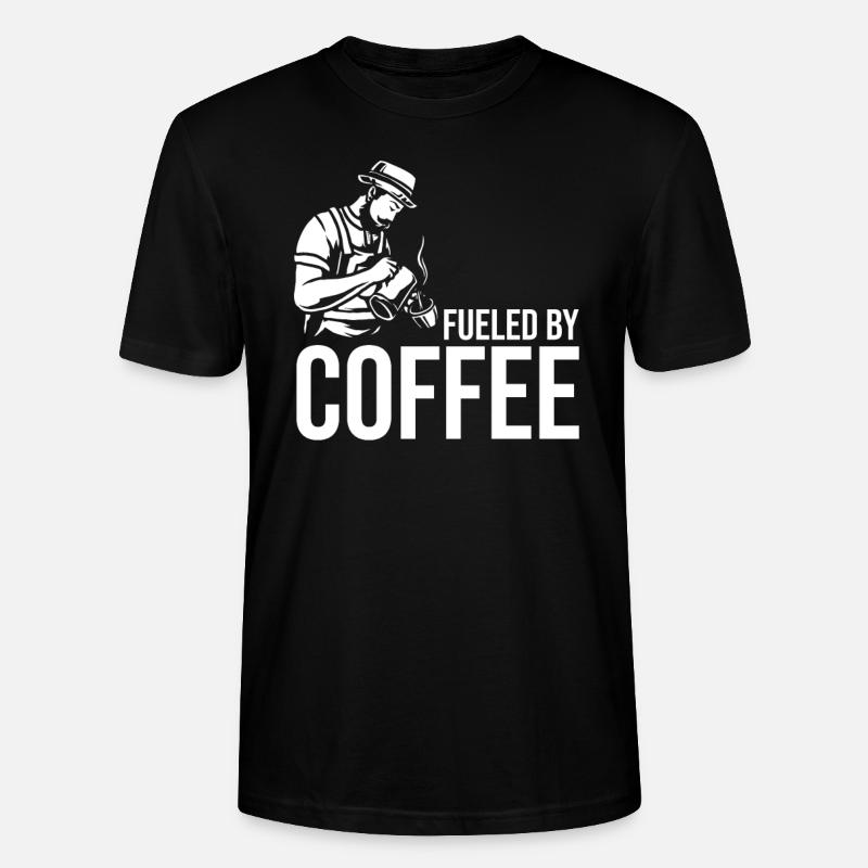 Kaffee Kaffeetrinker Kaffeeliebhaber - Stanley/Stella Unisex Bio-T-Shirt CRAFTER - Schwarz