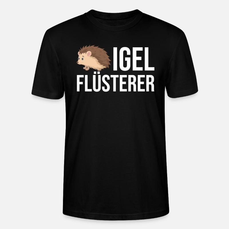Igel - Stanley/Stella Unisex Bio-T-Shirt CRAFTER - Schwarz