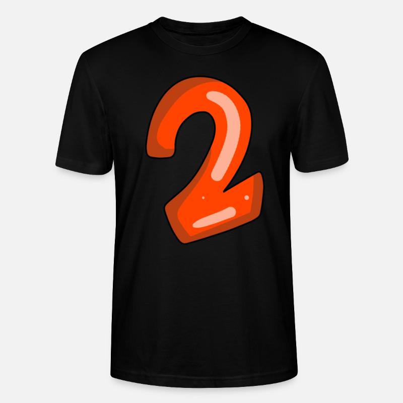 2 rot - Stanley/Stella Unisex Bio-T-Shirt CRAFTER - Schwarz