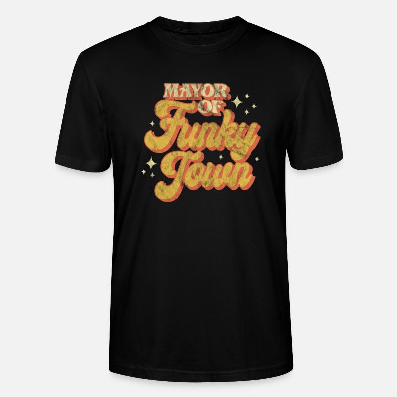 Funky - Stanley/Stella Unisex Bio-T-Shirt CRAFTER - Schwarz
